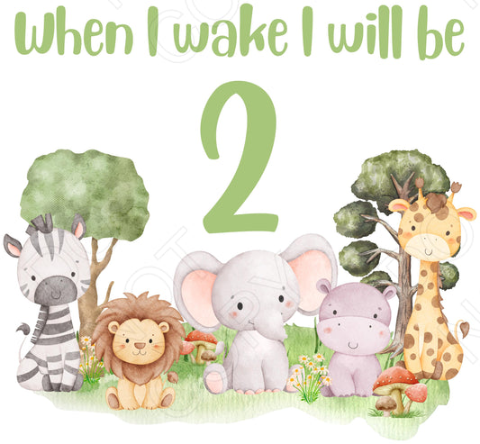 DTF Transfer - When I Wake I Will Be....