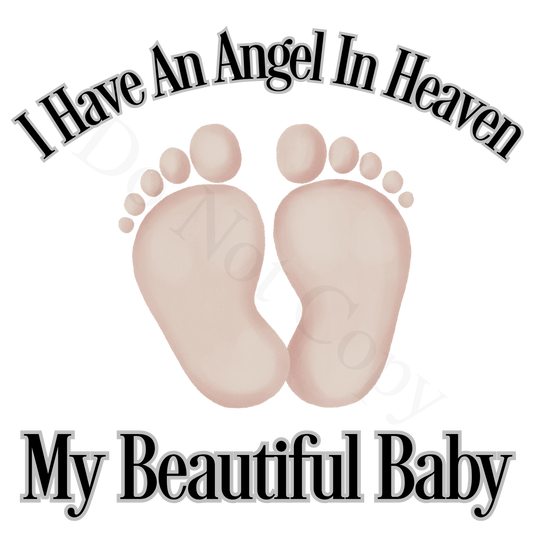 UV-DTF Transfer for Solar Garden Light - Baby Memorial design with colour options
