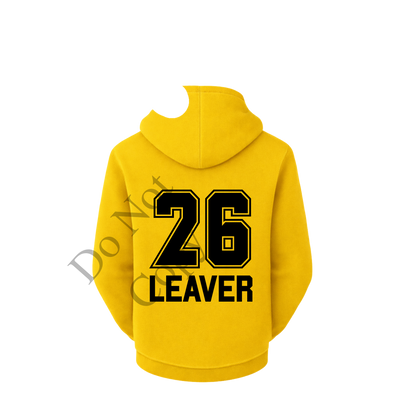 UVDTF Transfer - 2026 leavers hoodie design - Choice of colours. Fit Woodform Crafts acrylic leaver keyrings.