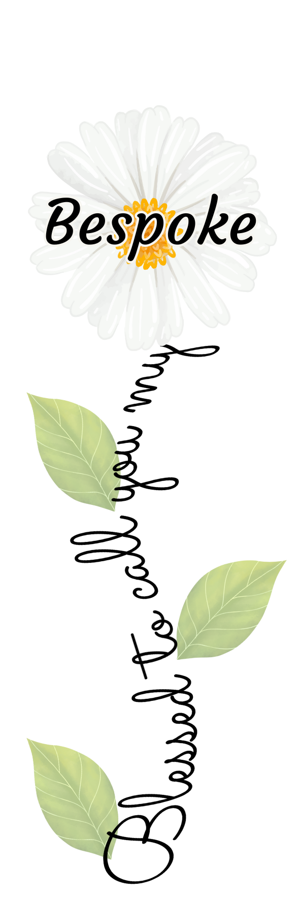 UVDTF Transfer - Blessed Flower Designs (Bespoke)