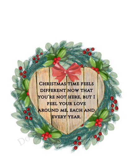 Digital Download - Christmas memorial - Set of 2