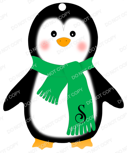 UVDTF Transfer - Penguin Transfer for Woodform Crafts Penguin Bauble (Bespoke)