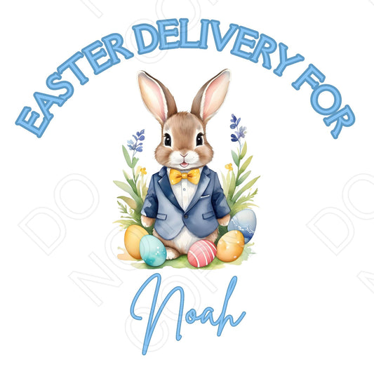 UVDTF Transfer - Blue Easter Delivery (Bespoke)