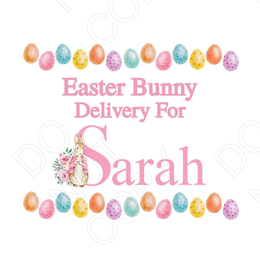 UVDTF Transfer - Easter Bunny Name (Easter Egg) (Bespoke)
