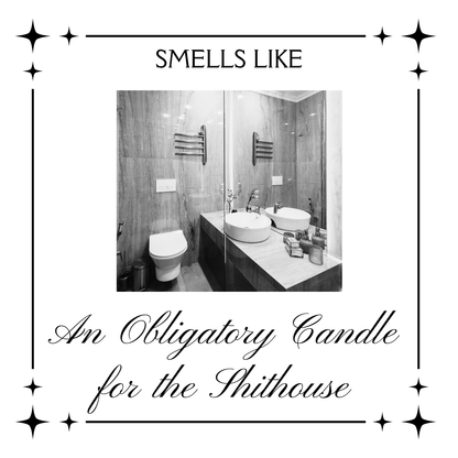 Vinyl Transfer - Funny Candle label 6cm tall. Mixed options available