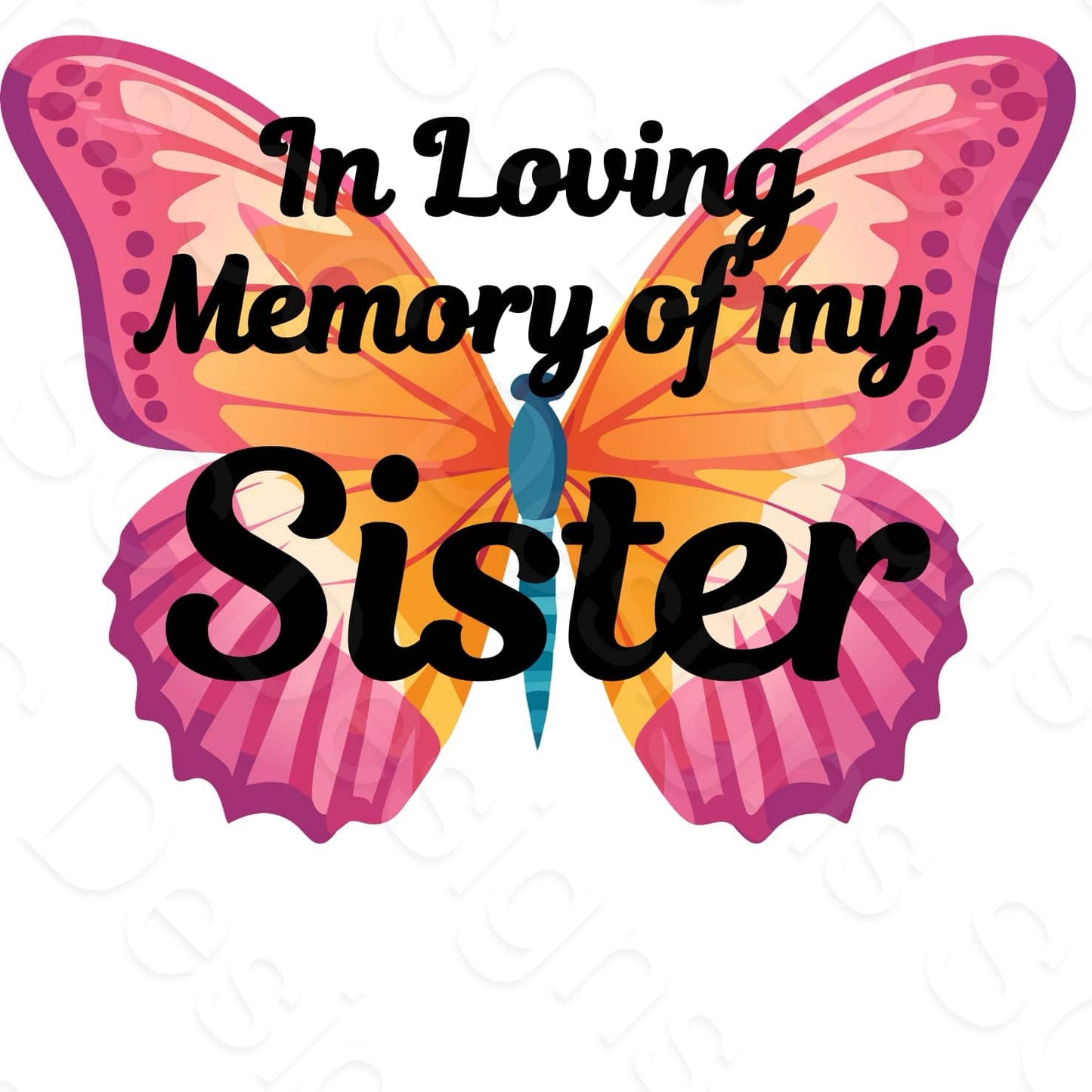 UV-DTF Transfer - In Memory of My... (Female Version)