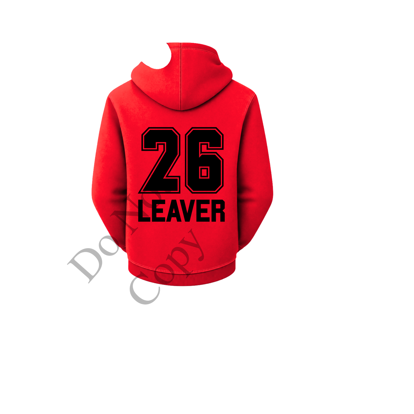 UVDTF Transfer - 2026 leavers hoodie design - Choice of colours. Fit Woodform Crafts acrylic leaver keyrings.