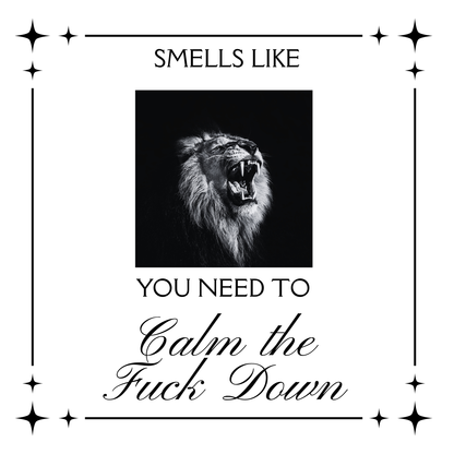 Vinyl Transfer - Funny Candle label 6cm tall. Mixed options available