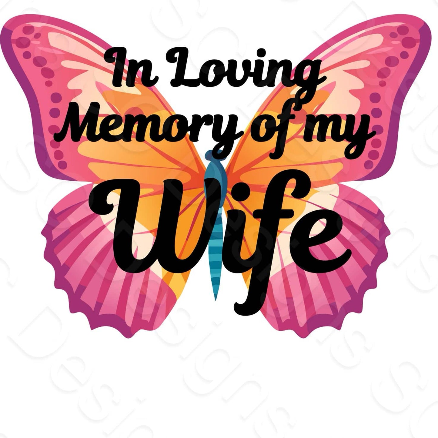 UV-DTF Transfer - In Memory of My... (Female Version)