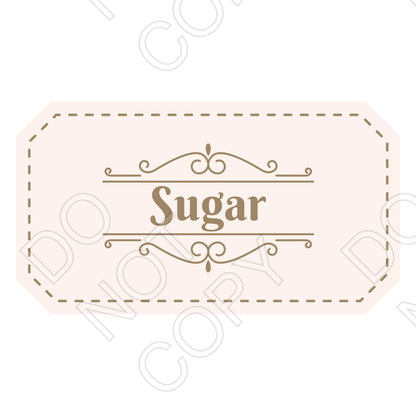 UV-DTF Transfer - Classic Drink Labels (Cream)