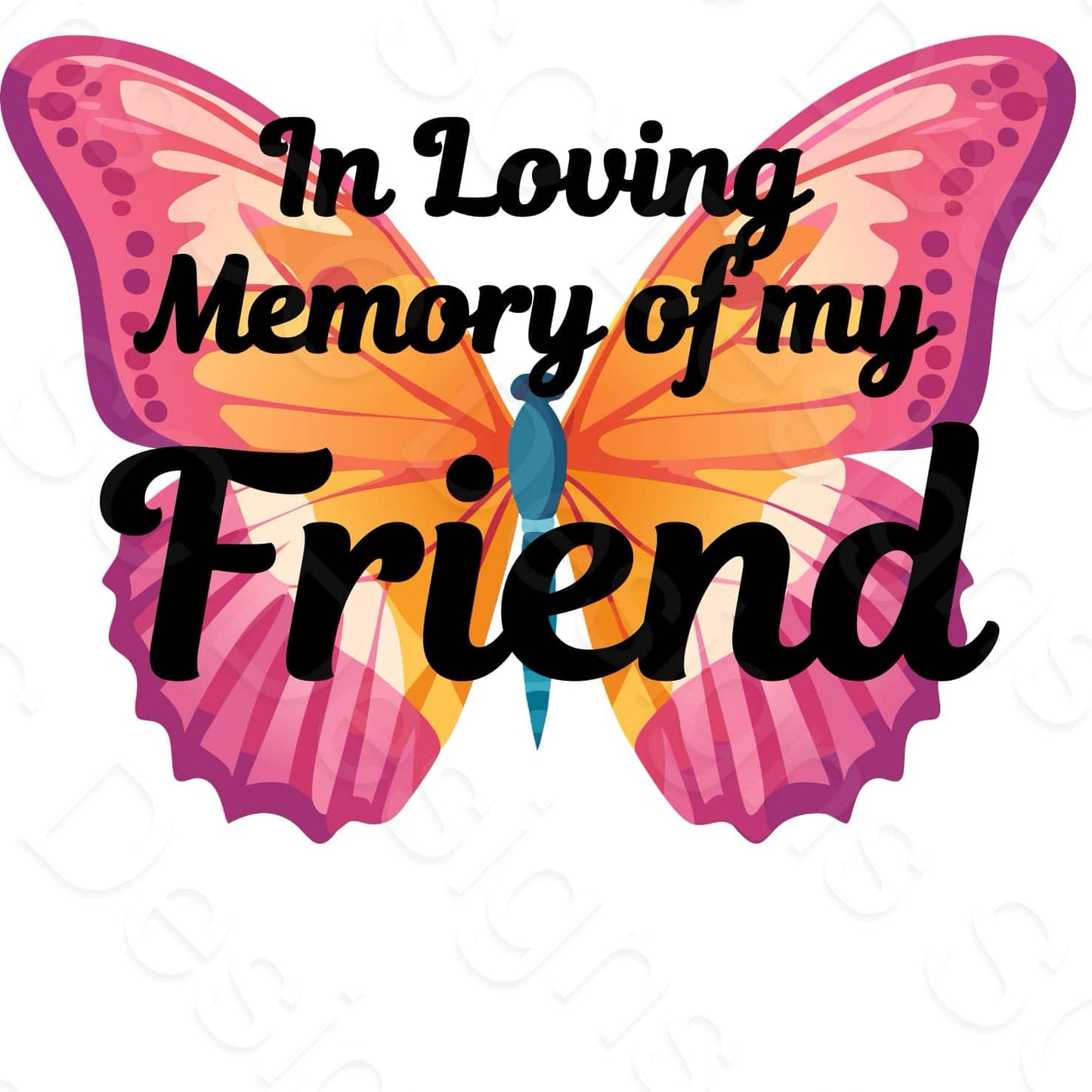 UV-DTF Transfer - In Memory of My... (Female Version)