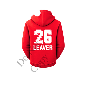 UVDTF Transfer - 2026 leavers hoodie design - Choice of colours. Fit Woodform Crafts acrylic leaver keyrings.