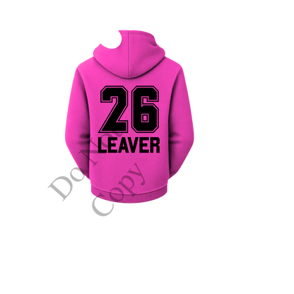 UVDTF Transfer - 2026 leavers hoodie design - Choice of colours. Fit Woodform Crafts acrylic leaver keyrings.