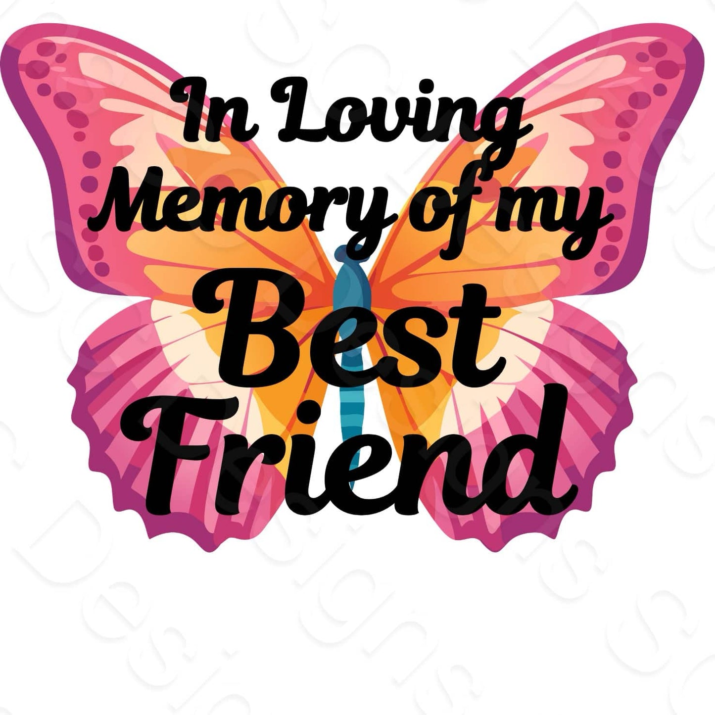 UV-DTF Transfer - In Memory of My... (Female Version)
