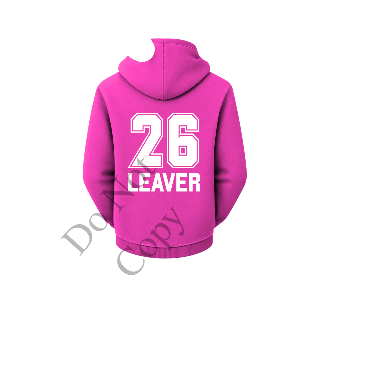 UVDTF Transfer - 2026 leavers hoodie design - Choice of colours. Fit Woodform Crafts acrylic leaver keyrings.