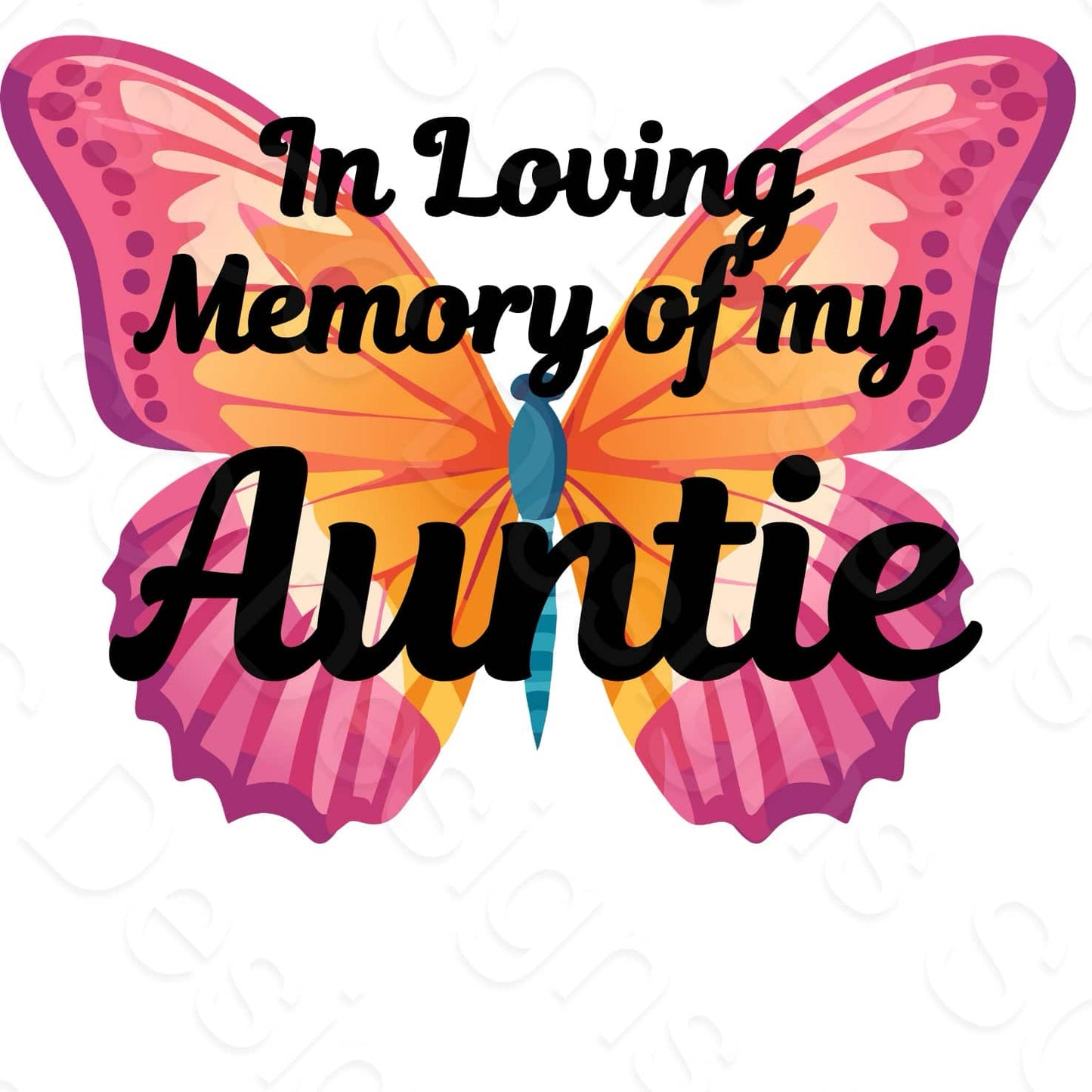 UV-DTF Transfer - In Memory of My... (Female Version)