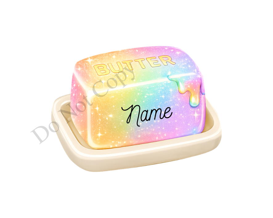 UVDTF Transfer - Squishy Butter Cute Viral Keyring Design (Bespoke)