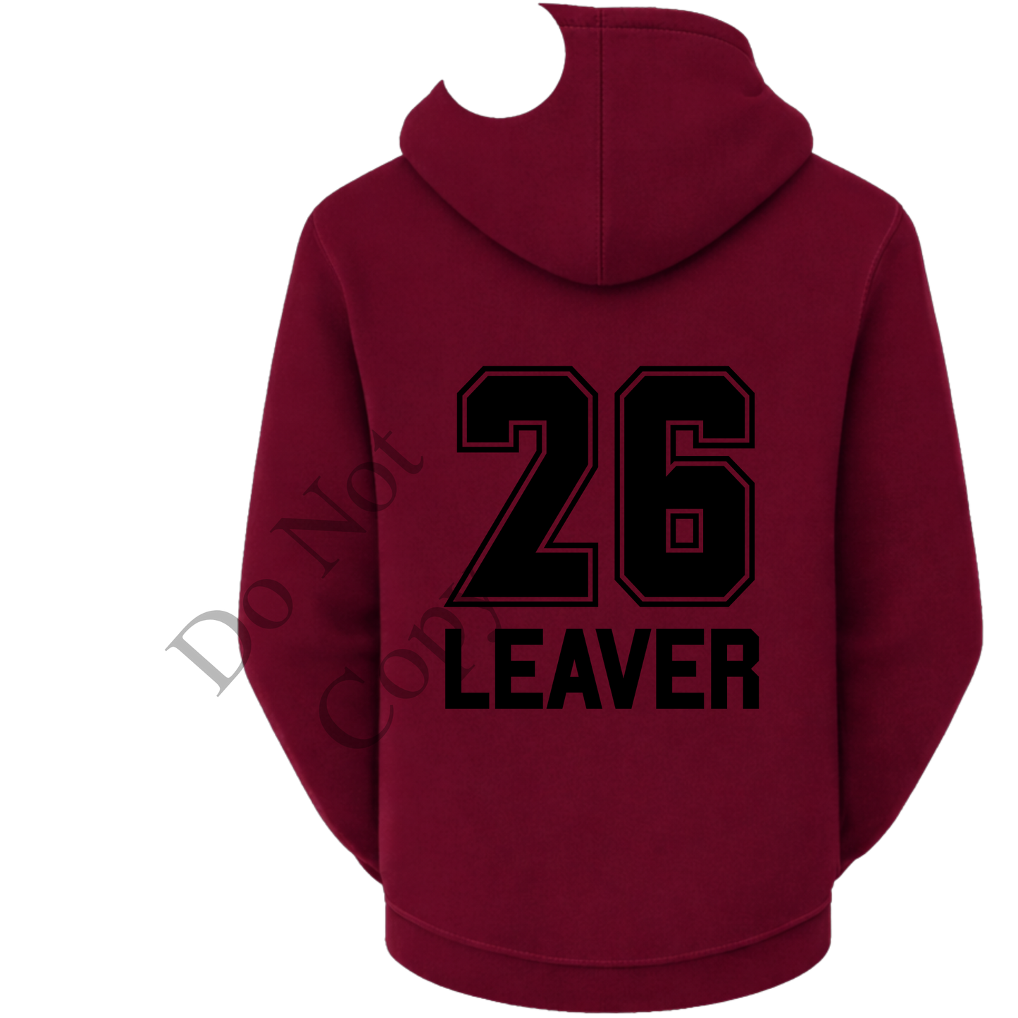 UVDTF Transfer - 2026 leavers hoodie design - Choice of colours. Fit Woodform Crafts acrylic leaver keyrings.