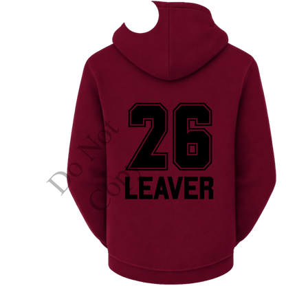 UVDTF Transfer - 2026 leavers hoodie design - Choice of colours. Fit Woodform Crafts acrylic leaver keyrings.