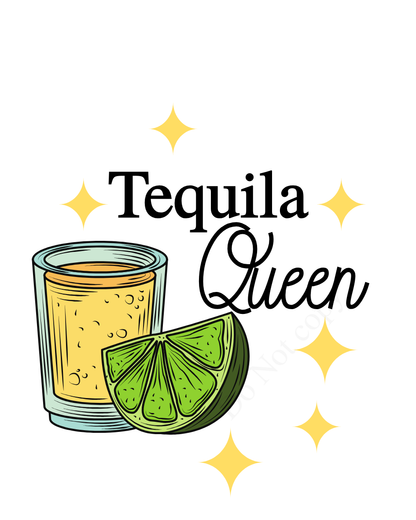UV-DTF Transfer - Alcohol Queen designs for Woodform and Craft Shapes Direct baubles