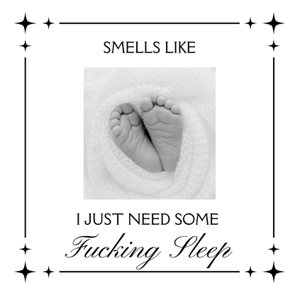 Vinyl Transfer - Funny Candle label 6cm tall. Mixed options available