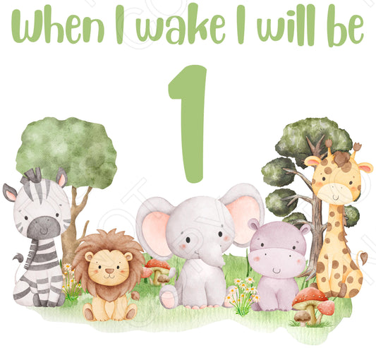 DTF Transfer - When I Wake I Will Be....