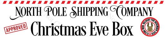 UV-DTF Transfer - Christmas Eve Box Crate Design for Ikea Knagglig sized crates (Bespoke)