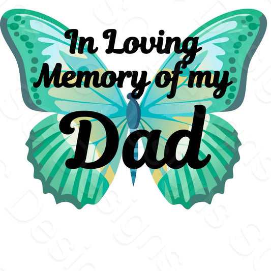 UV-DTF Transfer - In Memory of My... (Male Version)