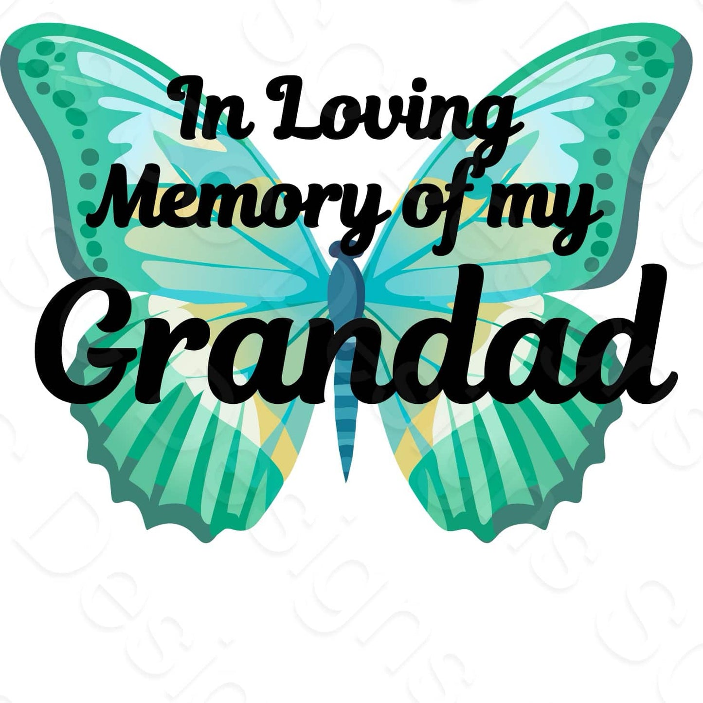 UV-DTF Transfer - In Memory of My... (Male Version)