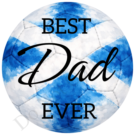 UVDTF Transfer - Scotland colour football design suitable for 4cm keyrings  (Choice of Names)