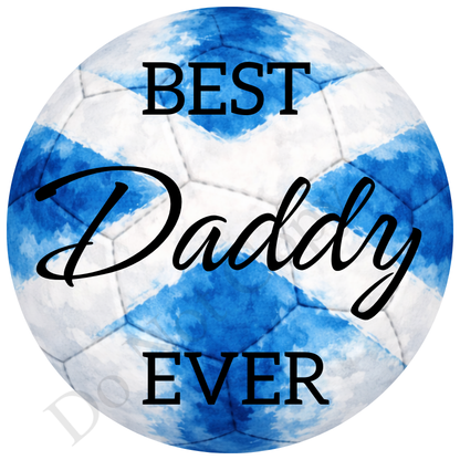 UVDTF Transfer - Scotland colour football design suitable for 4cm keyrings  (Choice of Names)