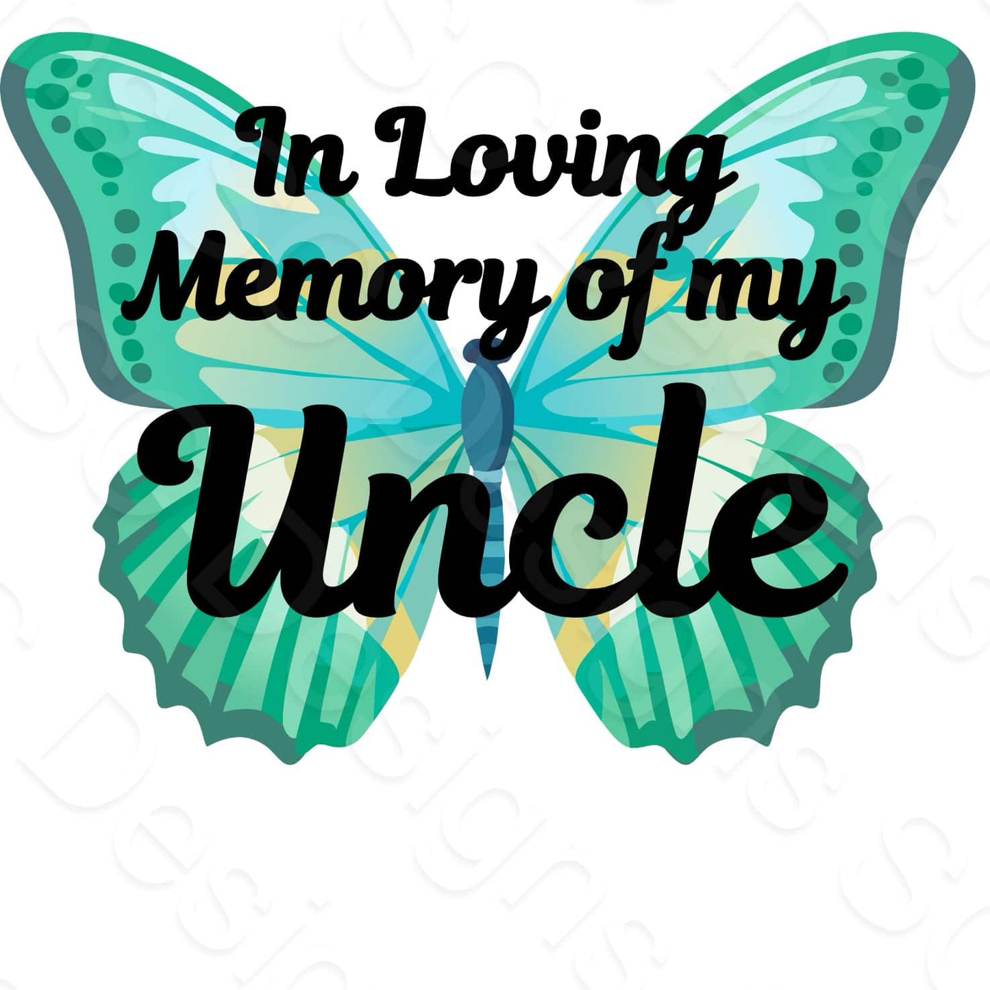 UV-DTF Transfer - In Memory of My... (Male Version)