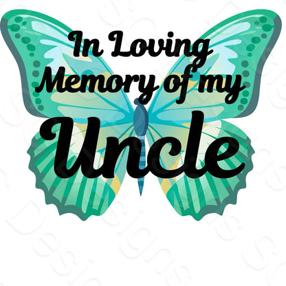 UV-DTF Transfer - In Memory of My... (Male Version)