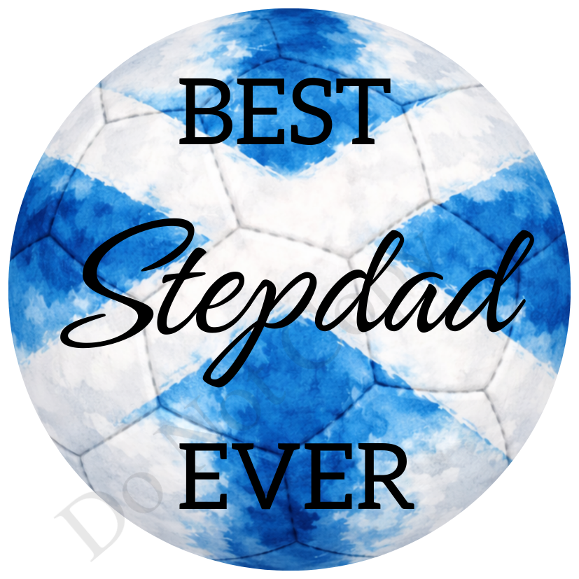 UVDTF Transfer - Scotland colour football design suitable for 4cm keyrings  (Choice of Names)