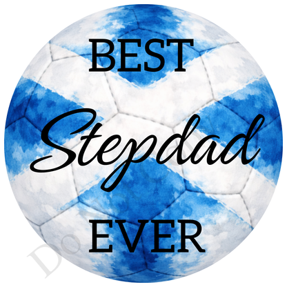 UVDTF Transfer - Scotland colour football design suitable for 4cm keyrings  (Choice of Names)