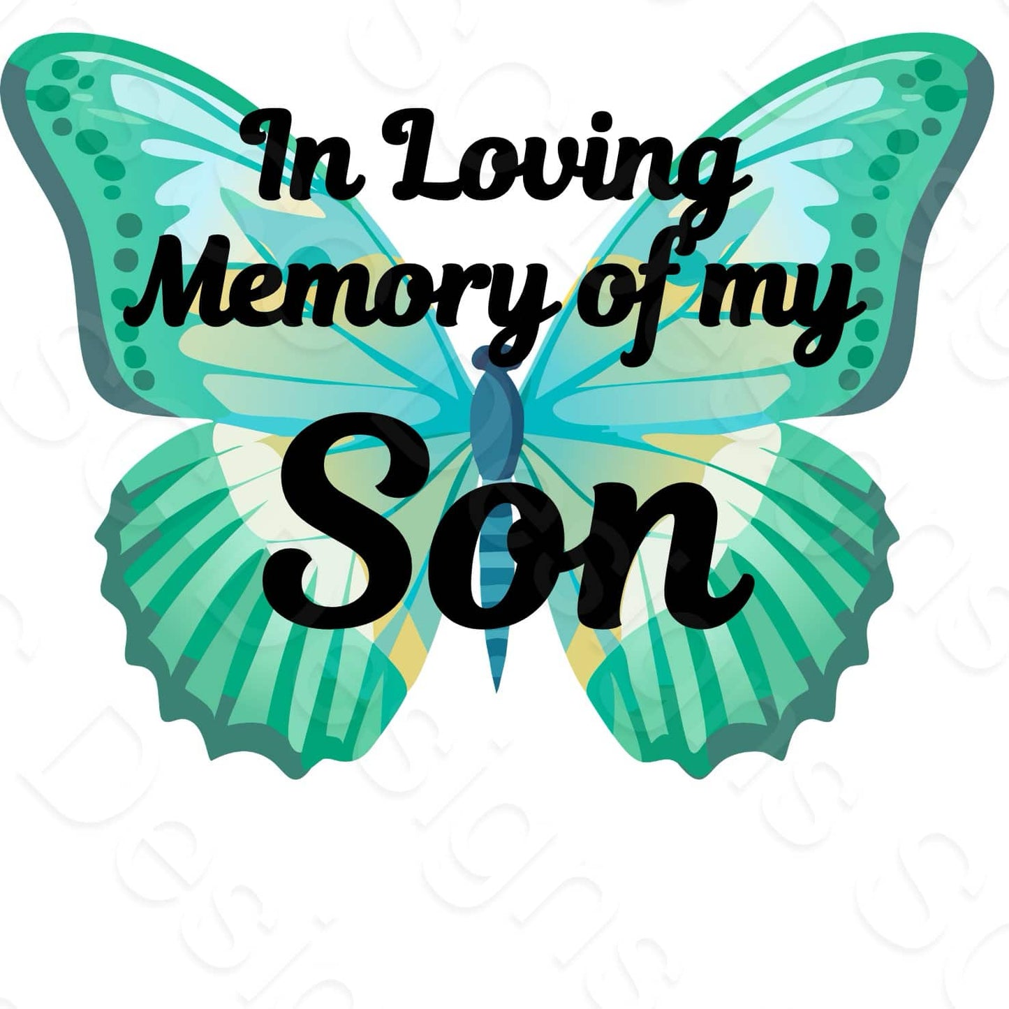 UV-DTF Transfer - In Memory of My... (Male Version)