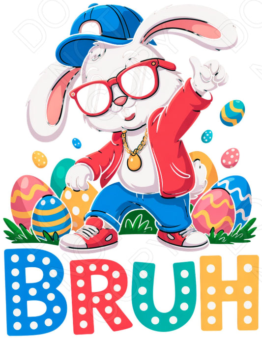 DTF Transfer - Easter Bunny Cool Bruh