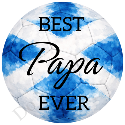 UVDTF Transfer - Scotland colour football design suitable for 4cm keyrings  (Choice of Names)