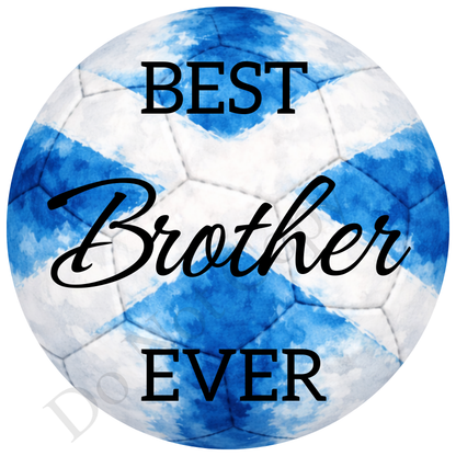 UVDTF Transfer - Scotland colour football design suitable for 4cm keyrings  (Choice of Names)