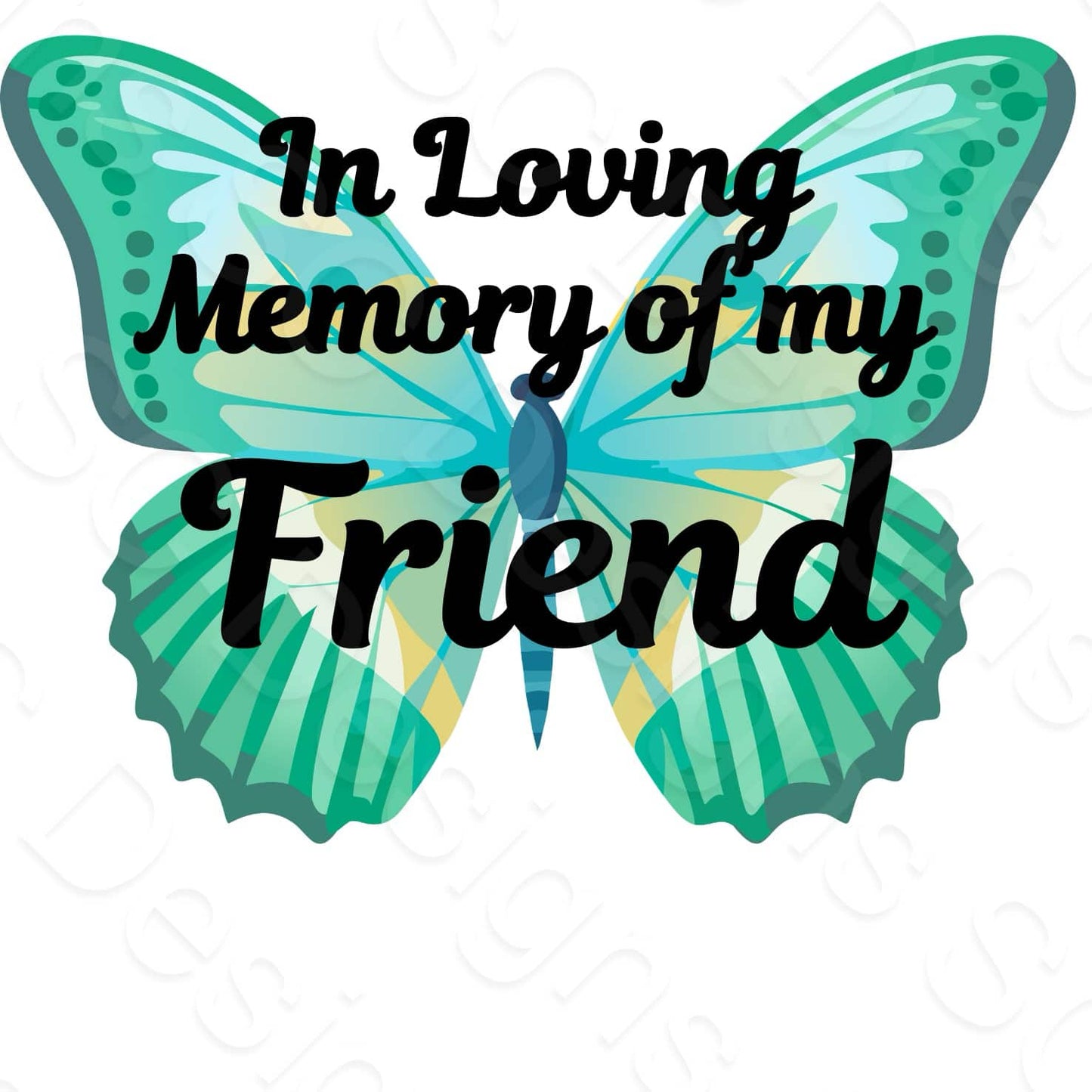 UV-DTF Transfer - In Memory of My... (Male Version)