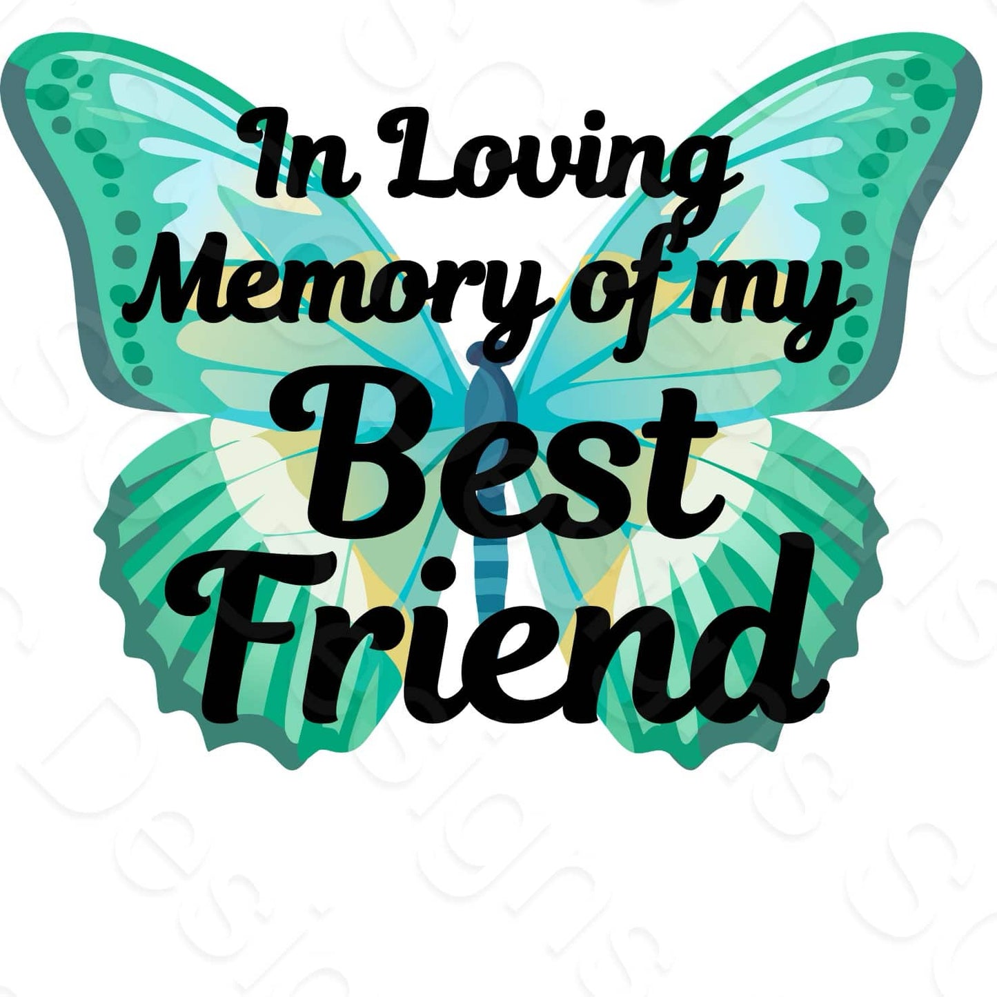UV-DTF Transfer - In Memory of My... (Male Version)