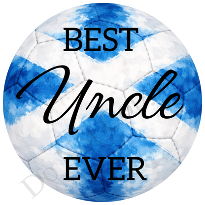 UVDTF Transfer - Scotland colour football design suitable for 4cm keyrings  (Choice of Names)