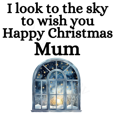UV-DTF Transfer - I look to the sky Christmas solar light design UVDTF