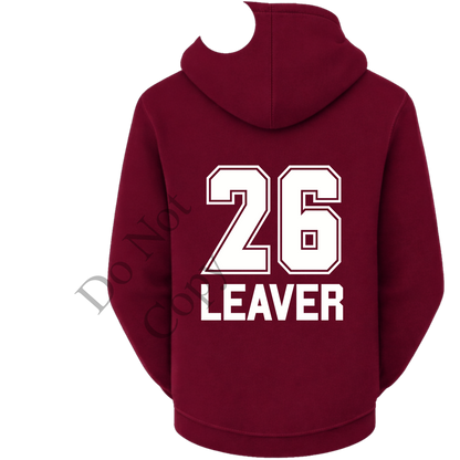 UVDTF Transfer - 2026 leavers hoodie design - Choice of colours. Fit Woodform Crafts acrylic leaver keyrings.