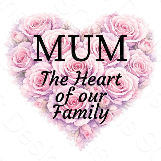 UV-DTF Transfer - Heart of Our Family