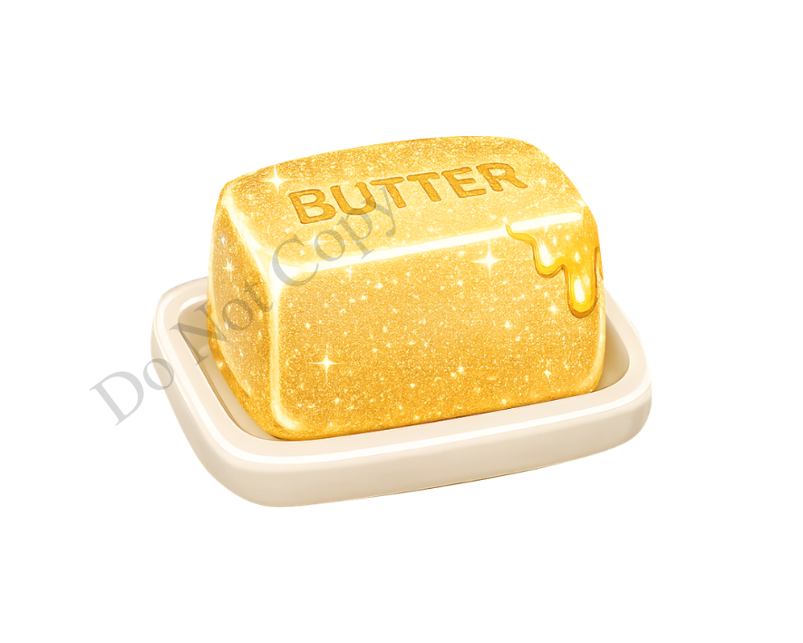 UVDTF Transfer - Squishy Butter Cute Viral Keyring Design