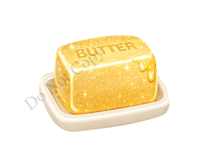 UVDTF Transfer - Squishy Butter Cute Viral Keyring Design