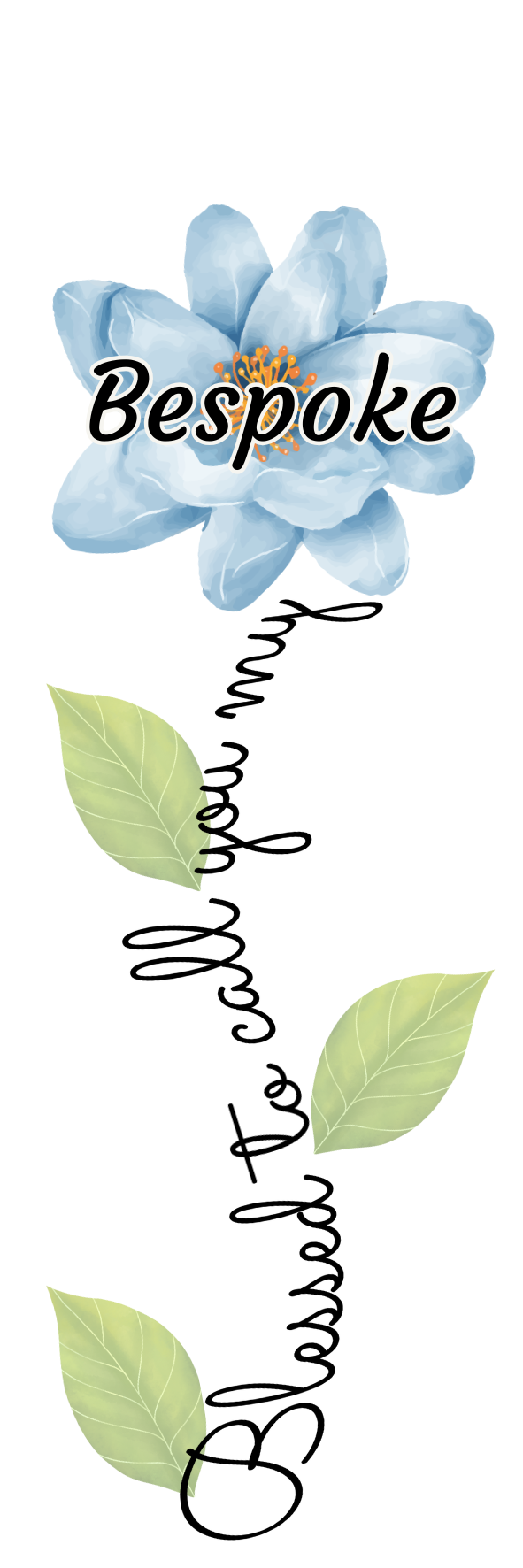 UVDTF Transfer - Blessed Flower Designs (Bespoke)