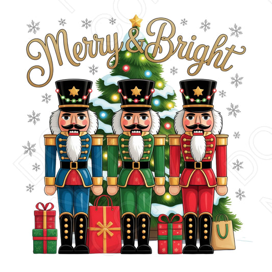 DTF Transfer - Merry & Bright