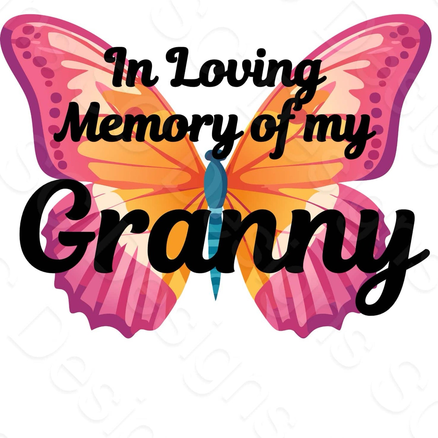 UV-DTF Transfer - In Memory of My... (Female Version)